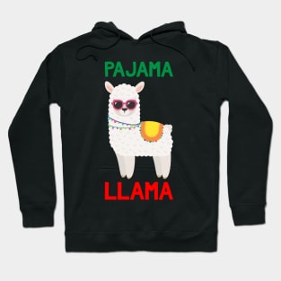 Pajama Llama - Funny Christmas Pajama Llama Hoodie